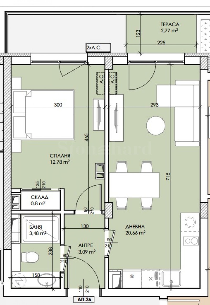 Продава 2-СТАЕН, с. Равда, област Бургас, снимка 2 - Апартаменти - 53186317