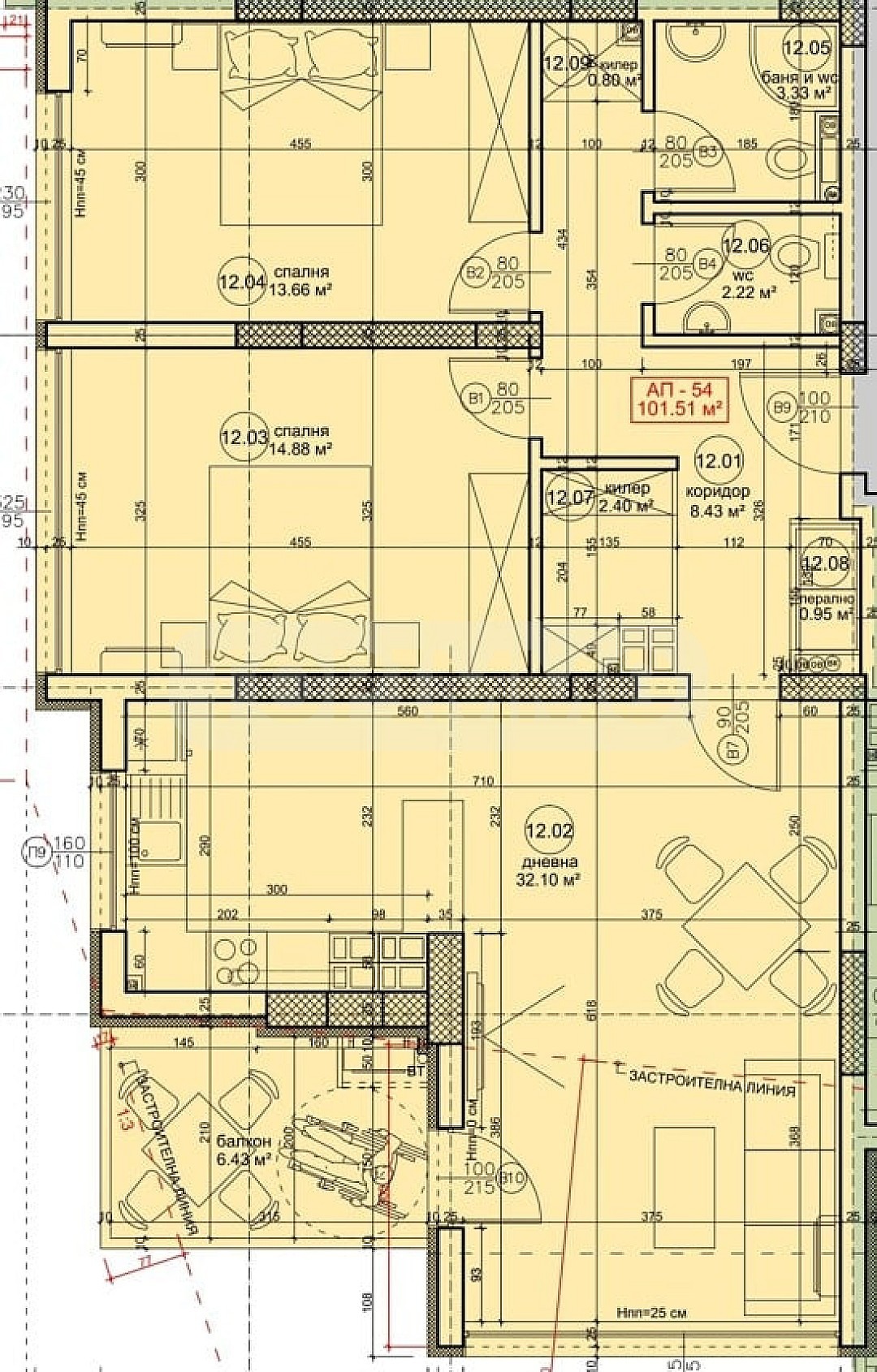 Продава 3-СТАЕН, гр. Варна, Възраждане 4, снимка 5 - Апартаменти - 53794634