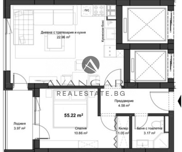 Till salu  1 sovrum Plovdiv , Kjutjuk Parij , 65 kvm | 10538061