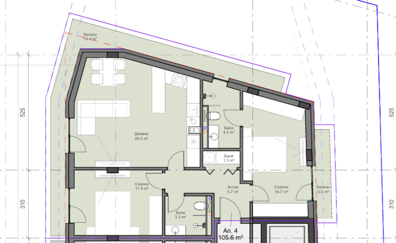 Продава  3-стаен град София , Горна баня , 121 кв.м | 17187702 - изображение [5]