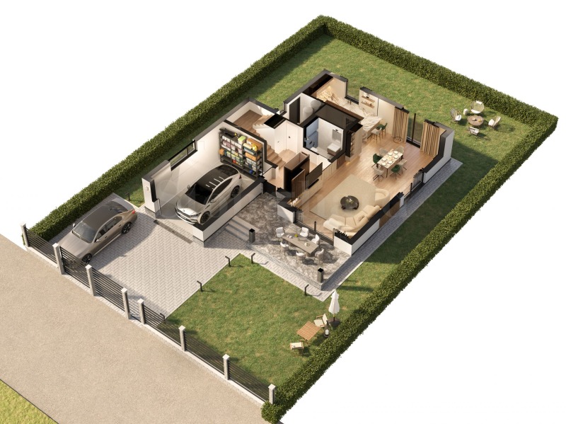 Продава КЪЩА, с. Марково, област Пловдив, снимка 4 - Къщи - 53133938