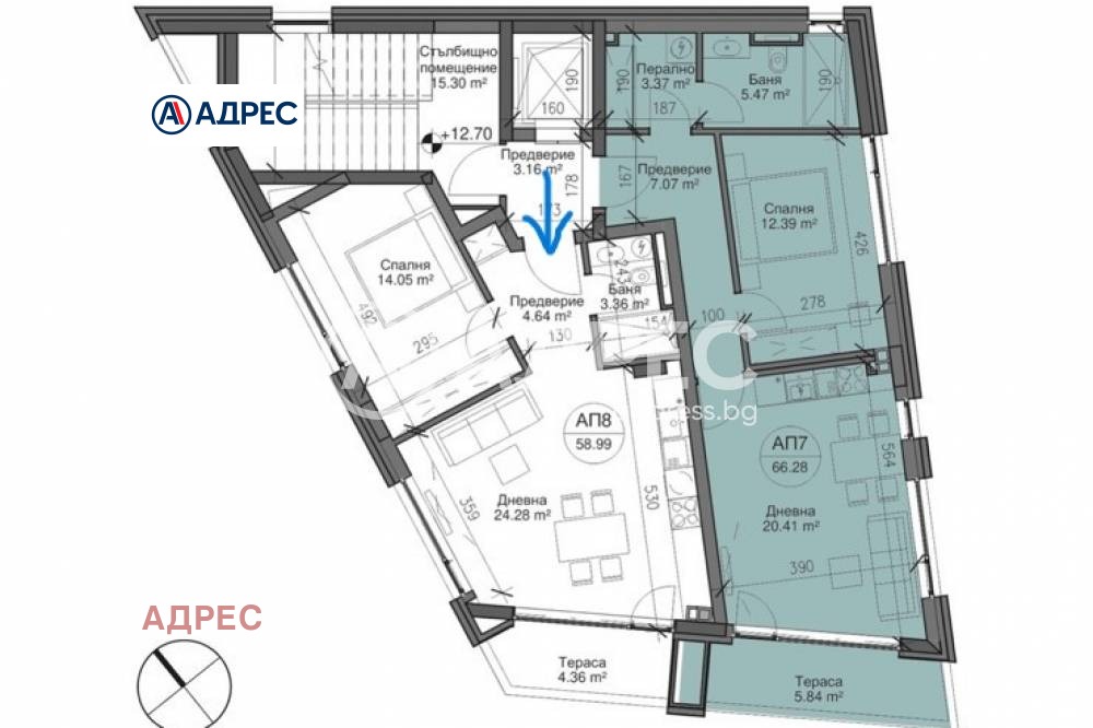 Продава 2-СТАЕН, гр. Варна, Чайка, снимка 5 - Апартаменти - 53588658