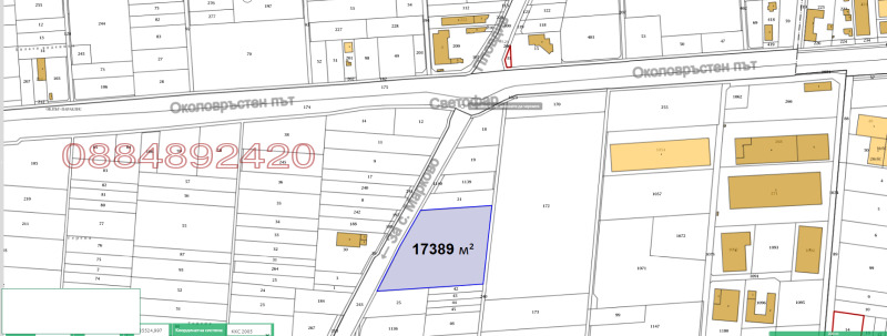 For Sale  Plot Plovdiv , Yuzhna daga , 17389 sq.m | 45976782 - image [4]