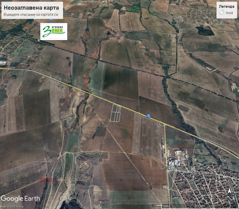 Zu verkaufen  Land region Stara Sagora , Koprinka , 40 dka | 42132017