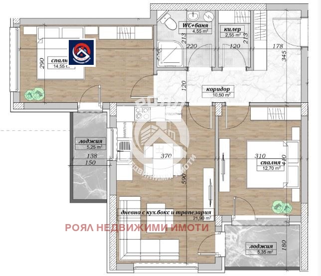 Продава 3-СТАЕН, гр. Пловдив, Беломорски, снимка 3 - Апартаменти - 54705658