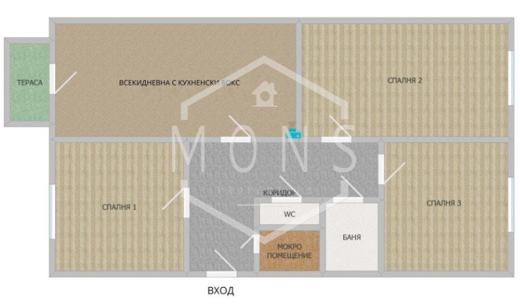 Продава 4-СТАЕН, гр. Велико Търново, Бузлуджа