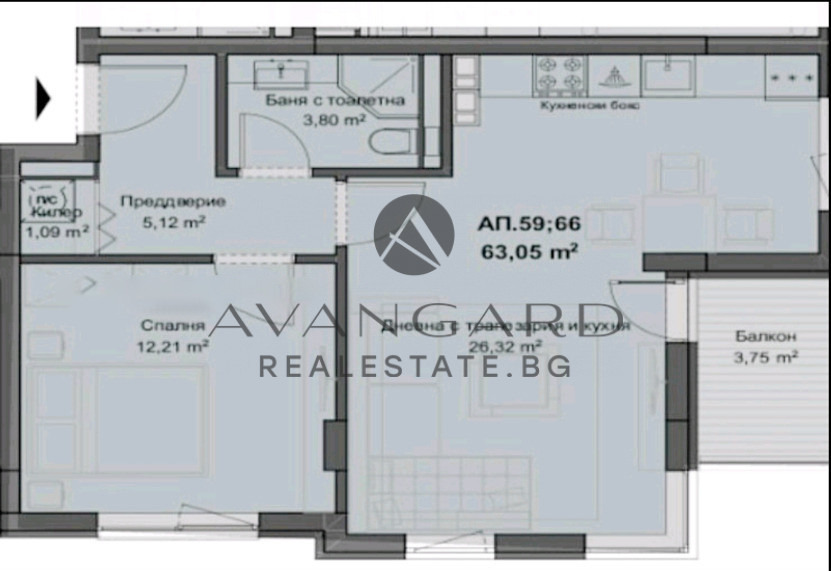Продава 2-СТАЕН, гр. Пловдив, Кючук Париж, снимка 4 - Апартаменти - 54942152