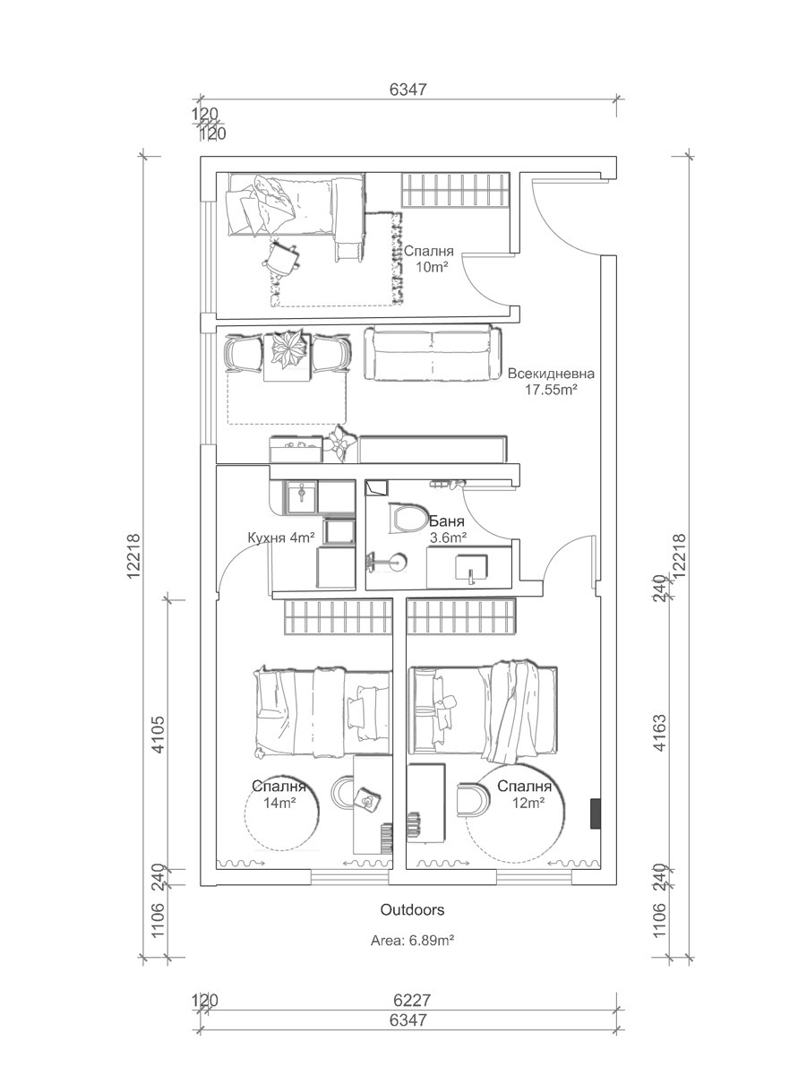 Продава 2-СТАЕН, гр. София, Овча купел, снимка 9 - Апартаменти - 53968046