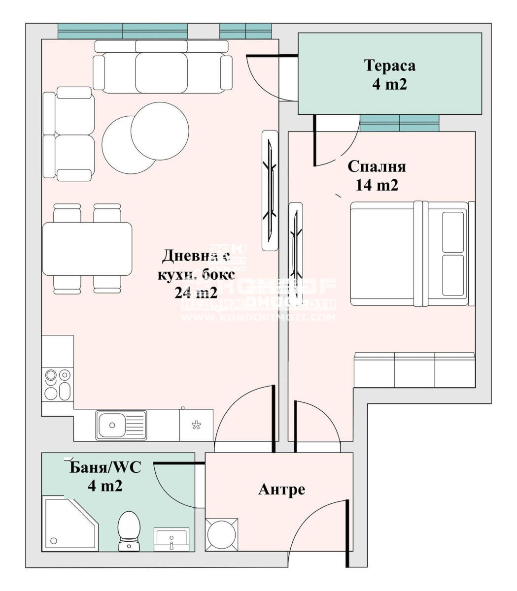 Продава 2-СТАЕН, гр. Пловдив, Тракия, снимка 10 - Апартаменти - 55727205