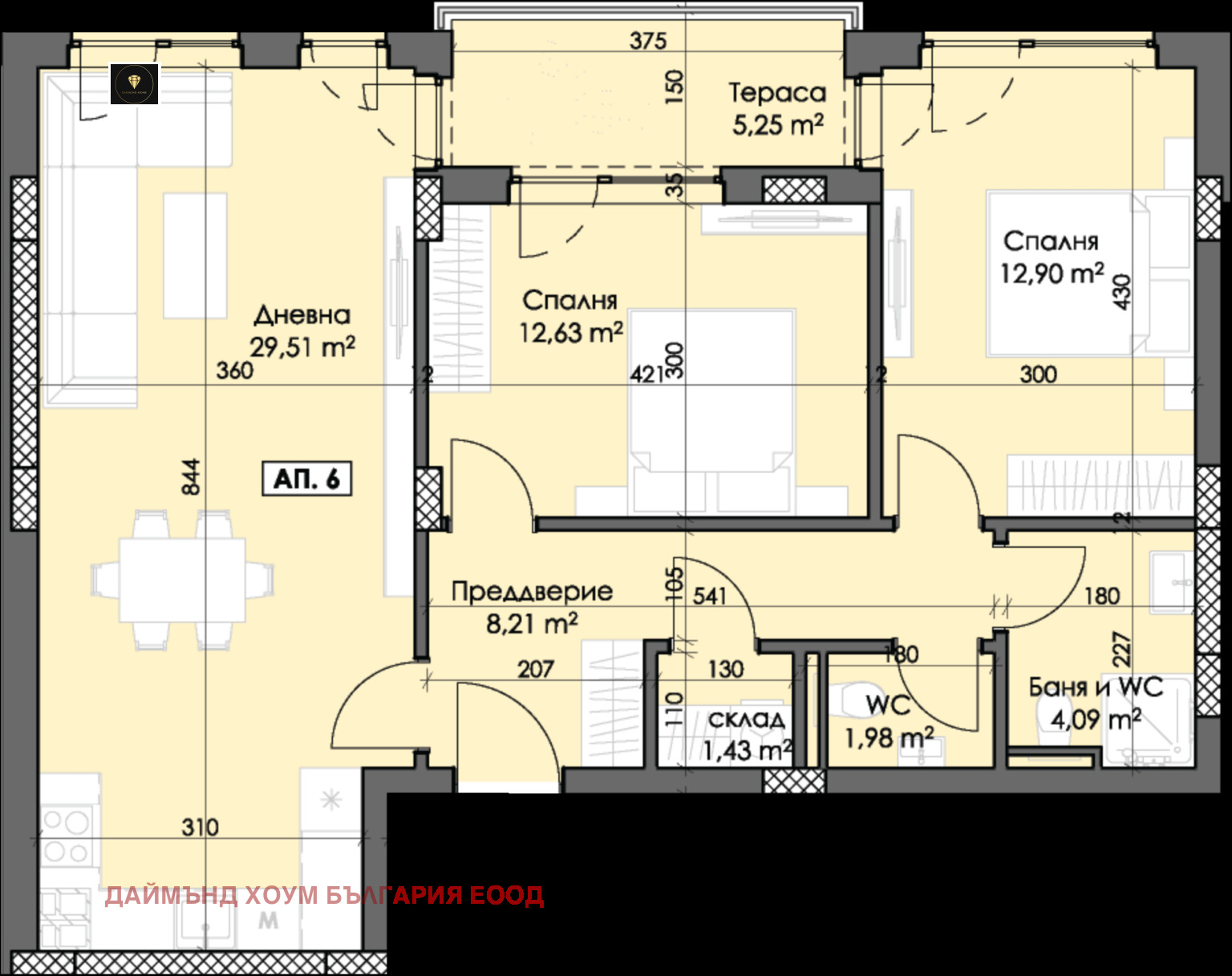 Продава 3-СТАЕН, гр. Пловдив, Тракия, снимка 2 - Апартаменти - 52074513