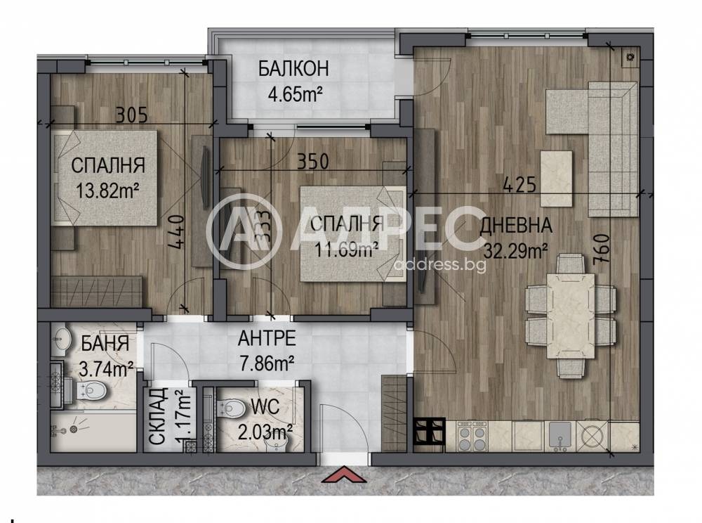 Продава 3-СТАЕН, гр. София, Овча купел, снимка 4 - Апартаменти - 55324629