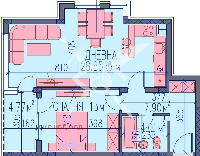 Na sprzedaż  1 sypialnia Plowdiw , Izgrew , 85 mkw | 14841333