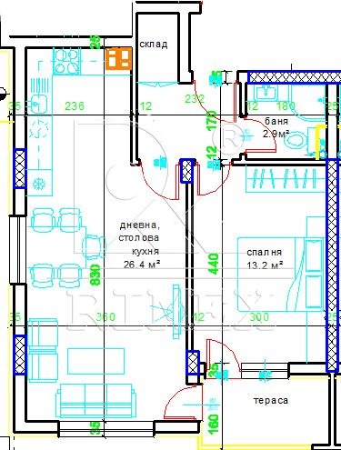 À vendre  1 chambre Plovdiv , Proslav , 72 m² | 57473964 - image [2]