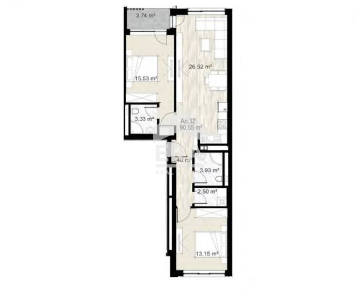 Продава 3-СТАЕН, гр. София, Център, снимка 4 - Апартаменти - 54366661