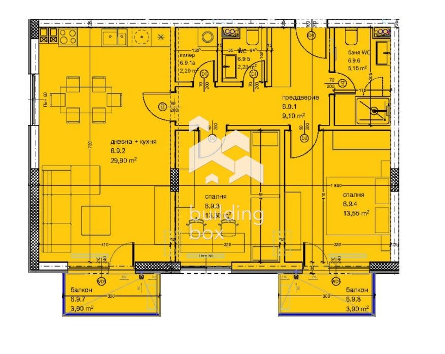 Продава 3-СТАЕН, гр. Варна, Кайсиева градина, снимка 2 - Апартаменти - 54678544
