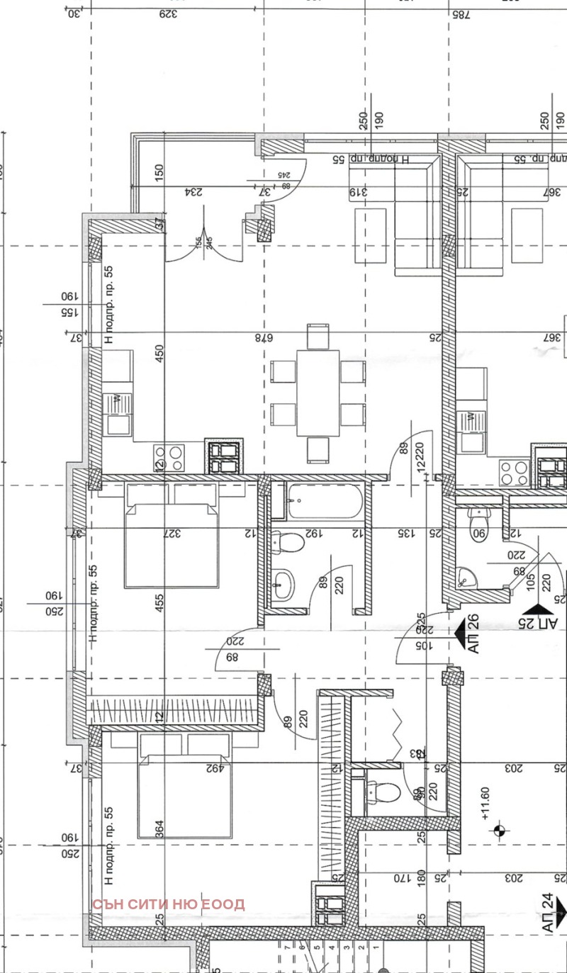 Till salu  2 sovrum Sofia , Manastirski livadi , 115 kvm | 43292573 - bild [4]