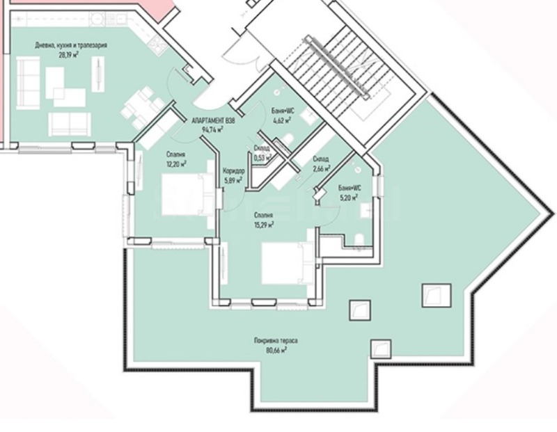 Продава  3-стаен град София , Младост 4 , 119 кв.м | 99587697 - изображение [2]