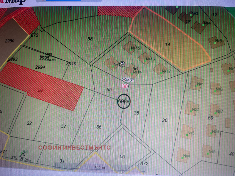 Продава ПАРЦЕЛ, гр. София, с. Бистрица, снимка 2 - Парцели - 52335084