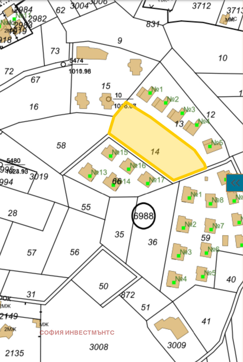Продава ПАРЦЕЛ, гр. София, с. Бистрица, снимка 2 - Парцели - 53493143
