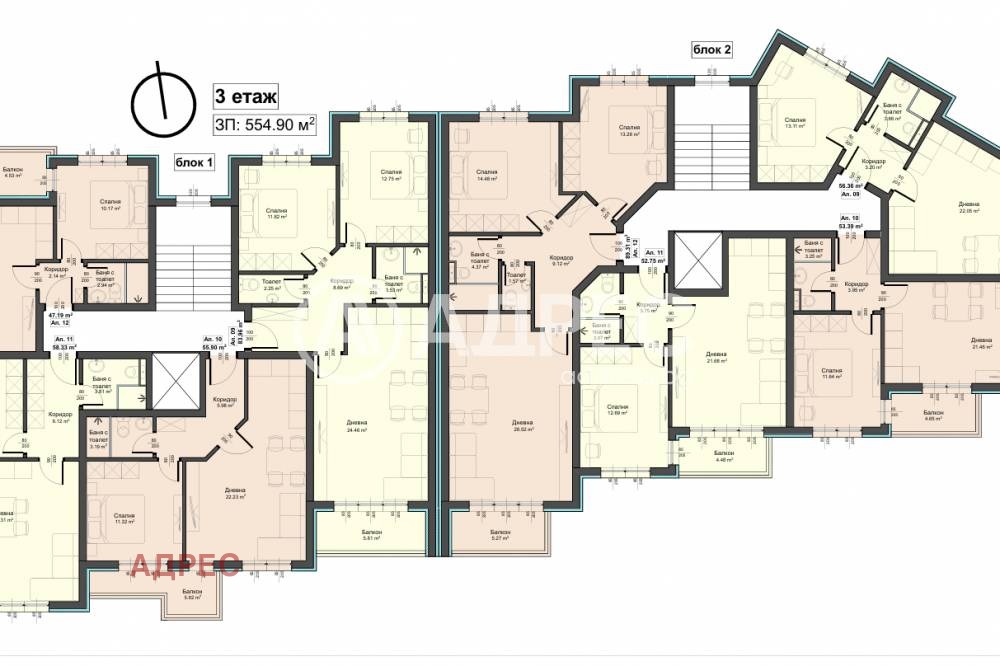 Продава 3-СТАЕН, гр. Варна, Аспарухово, снимка 3 - Апартаменти - 54330138