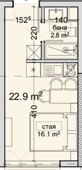 À venda  Estúdio Varna , Vladislav Varnentchik 1 , 32 m² | 45791899 - imagem [8]