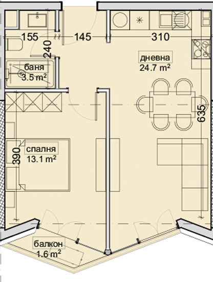À venda  Estúdio Varna , Vladislav Varnentchik 1 , 32 m² | 45791899 - imagem [7]