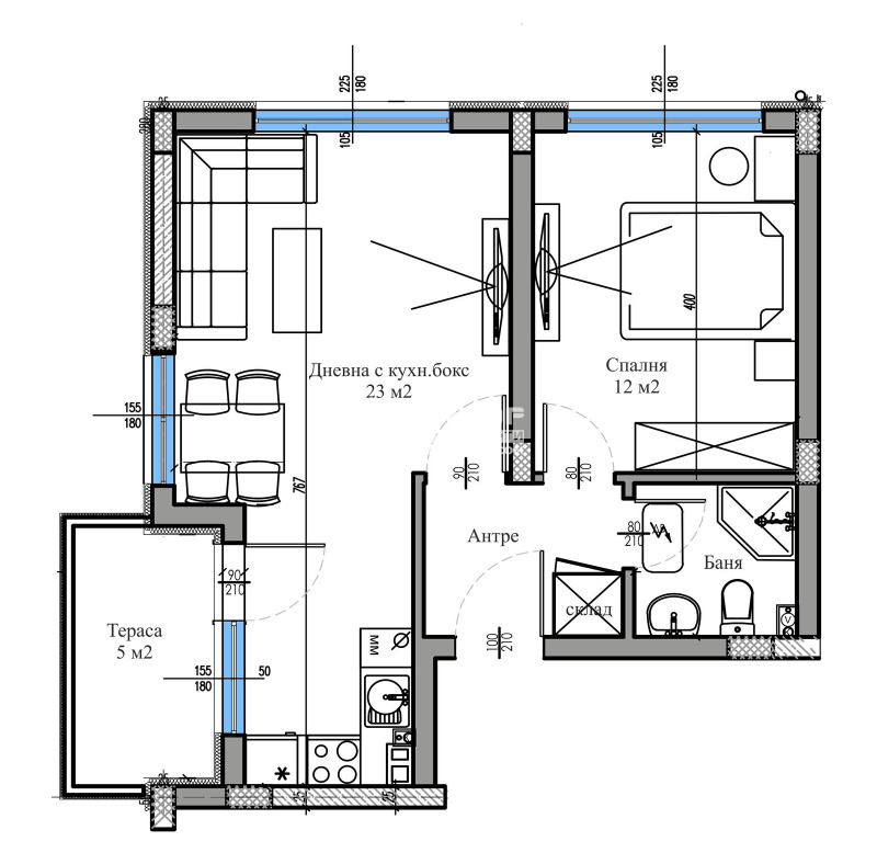 Продава 2-СТАЕН, гр. Пловдив, Христо Смирненски, снимка 2 - Апартаменти - 52575657