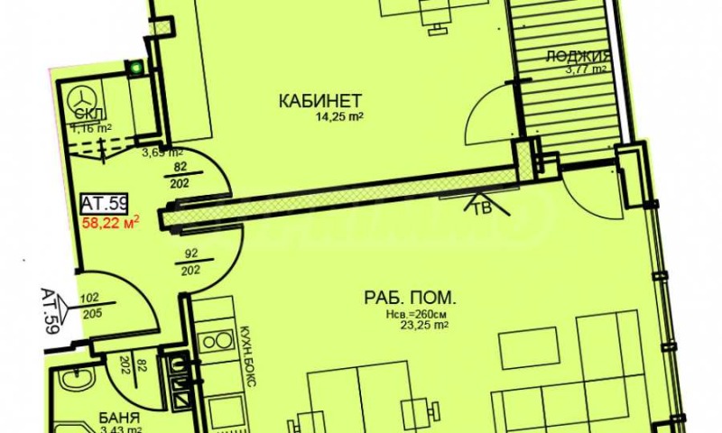 Продава  2-стаен град София , Център , 69 кв.м | 11381633 - изображение [4]