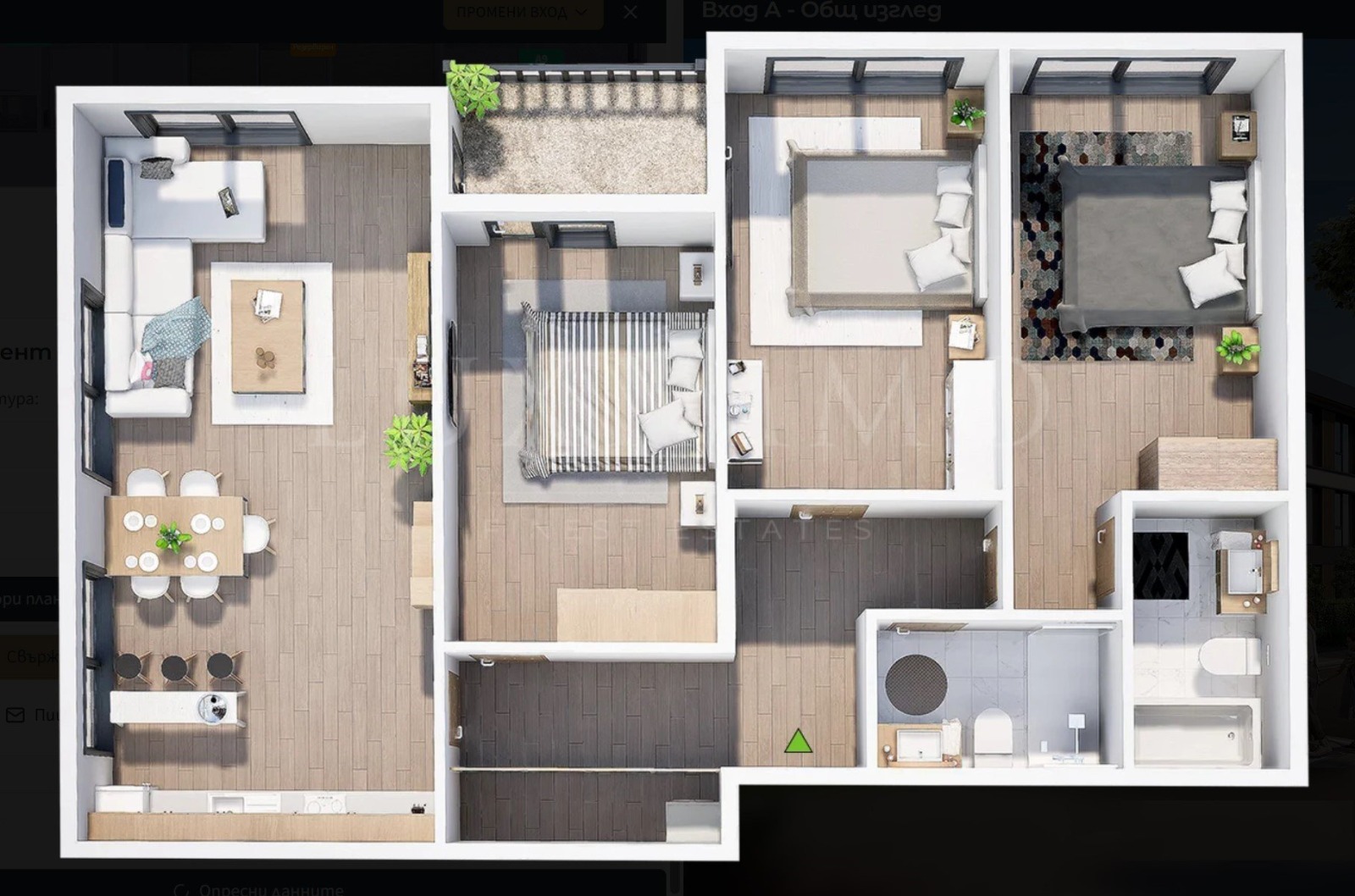 Продава 4-СТАЕН, гр. Пловдив, Христо Смирненски, снимка 5 - Апартаменти - 53903898