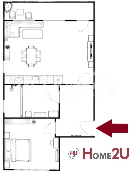 Satılık  1 yatak odası Plovdiv , Yujen , 78 metrekare | 34812168 - görüntü [10]