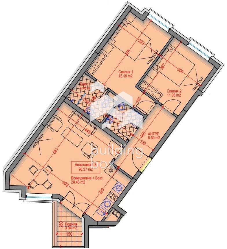 À venda  2 quartos Sofia , Centar , 108 m² | 72103833 - imagem [5]