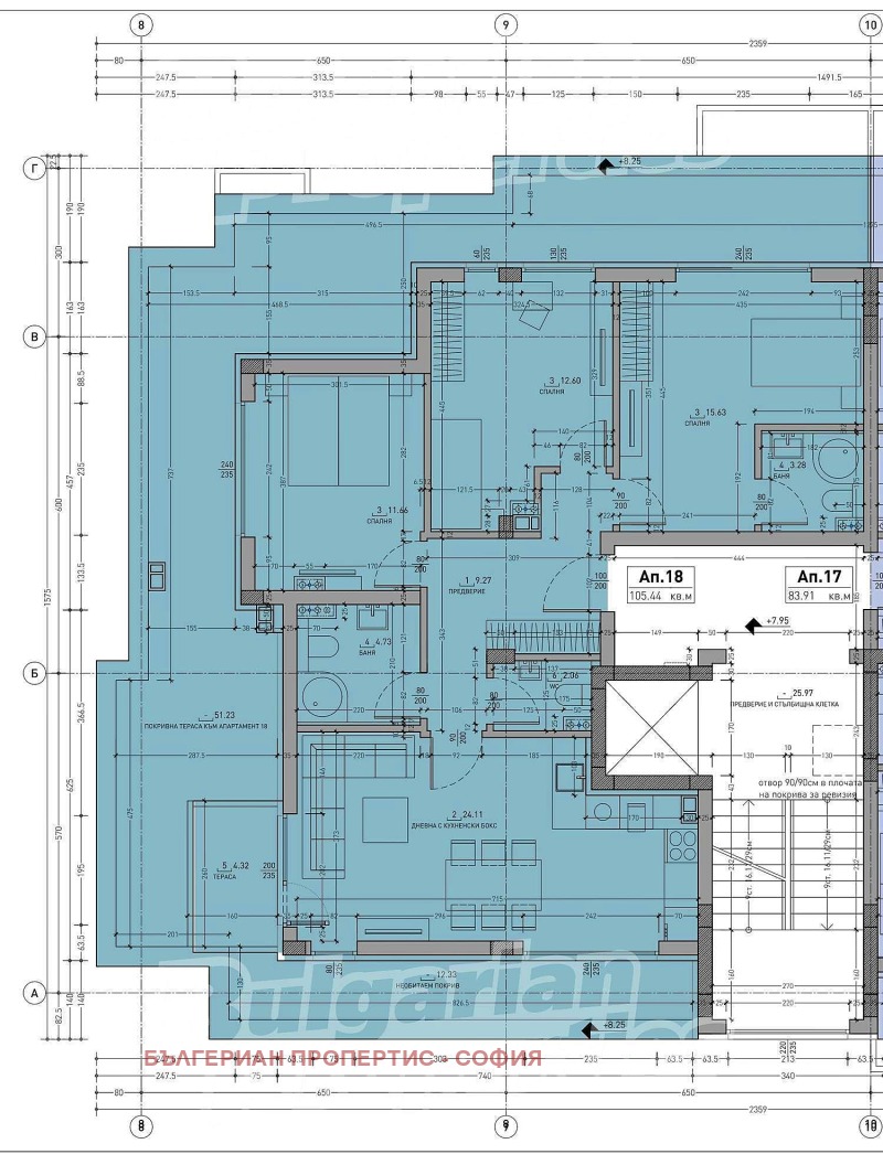 Satılık  3 yatak odası Sofia , Malinova dolina , 191 metrekare | 55780871 - görüntü [3]