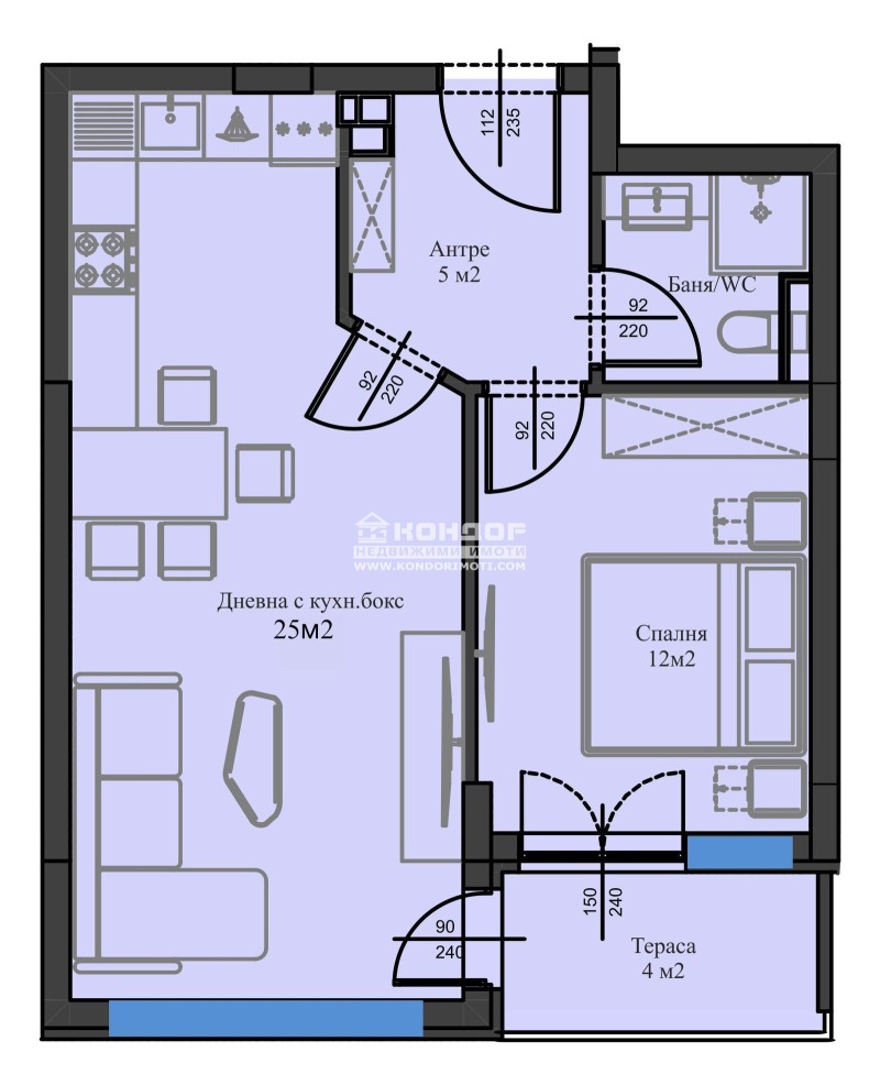 Продава 2-СТАЕН, гр. Пловдив, Въстанически, снимка 3 - Aпартаменти - 47783861