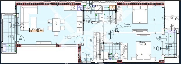 Продава 3-СТАЕН, гр. Пловдив, Тракия, снимка 1 - Aпартаменти - 45985268