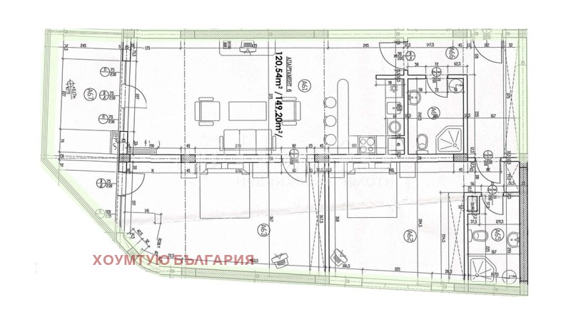 Myytävänä  2 makuuhuonetta Burgasin alue , Nesebar , 149 neliömetriä | 34630389 - kuva [17]