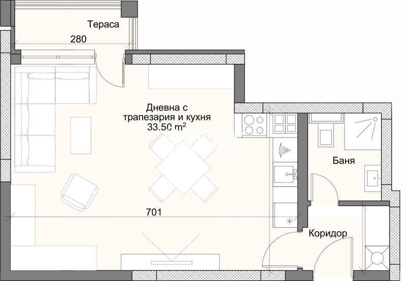 À venda  Estúdio Plovdiv , Karchiiaka , 61 m² | 88725729 - imagem [8]