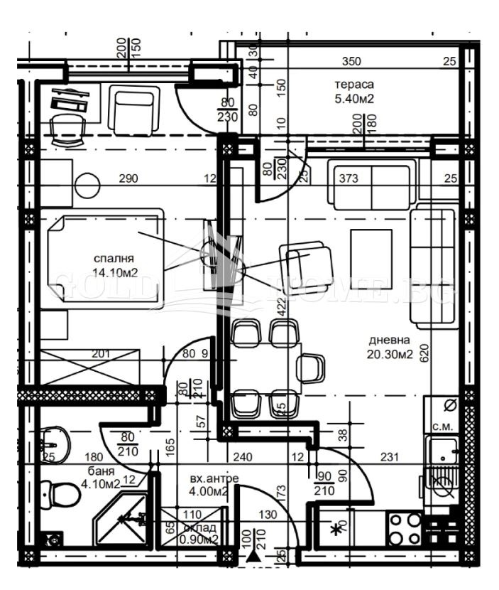 Продава 2-СТАЕН, гр. Пловдив, Остромила, снимка 3 - Апартаменти - 54878557