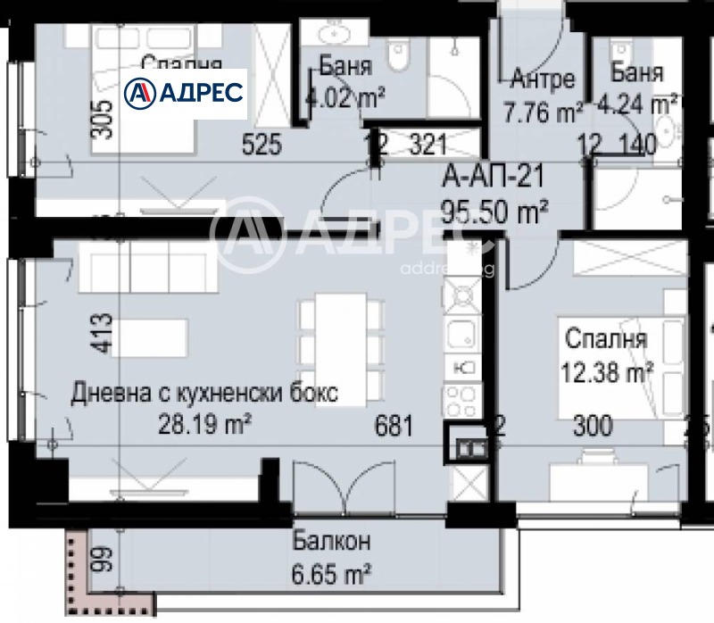 Te koop  2 slaapkamers Sofia , Levski V , 114 m² | 73898442 - afbeelding [4]
