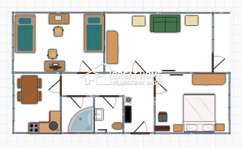 Na prodej  3 ložnice Targovište , Zapad 3 , 76 m2 | 94385744 - obraz [8]