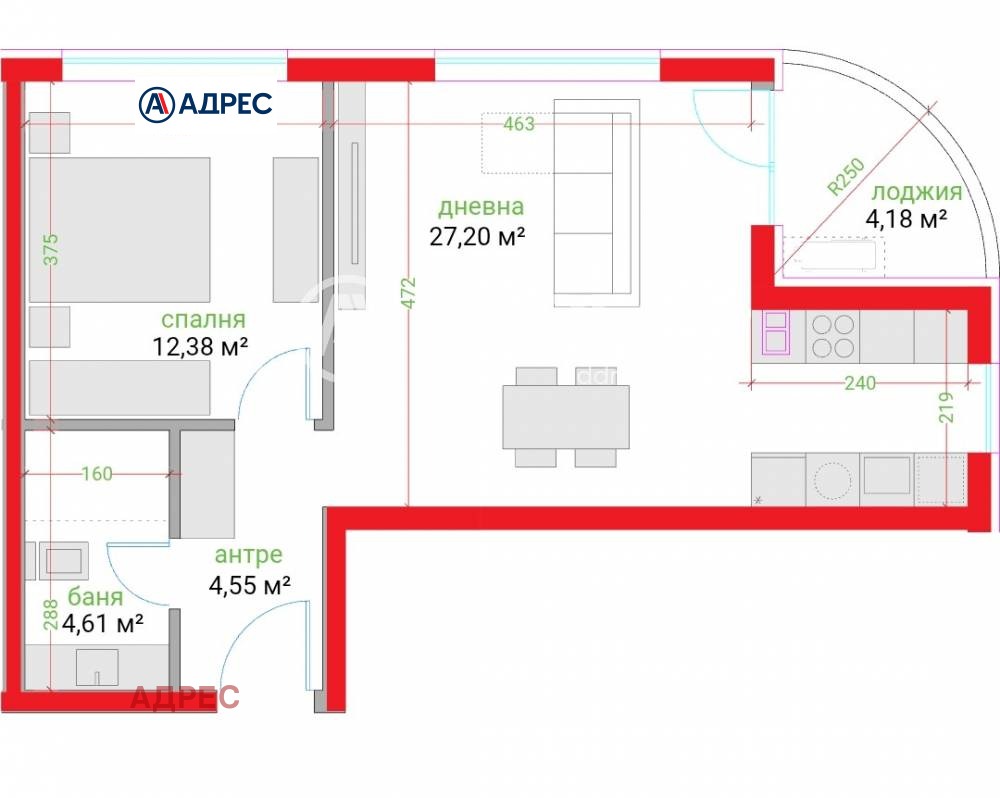 Продава 2-СТАЕН, гр. Варна, Трошево, снимка 7 - Апартаменти - 53683097