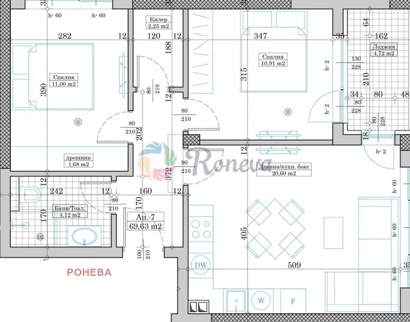 Продава 3-СТАЕН, гр. Варна, Кайсиева градина, снимка 2 - Апартаменти - 52199035