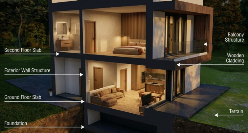 Продава КЪЩА, гр. Стара Загора, Студентско градче, снимка 3 - Къщи - 53441397