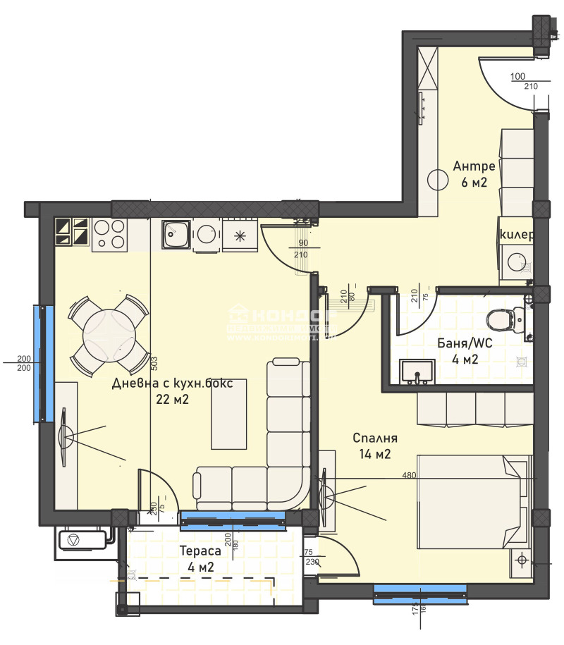 Продава 2-СТАЕН, гр. Пловдив, Кършияка, снимка 4 - Апартаменти - 52810418