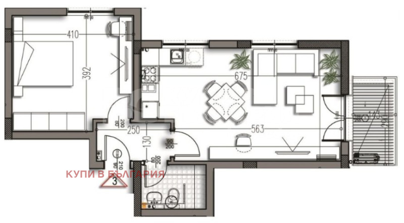 Продается  2 спальни Варна , Изгрев , 86 кв.м | 55606604 - изображение [8]