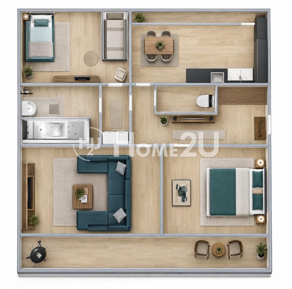 Продава 4-СТАЕН, гр. Шумен, Херсон, снимка 11 - Апартаменти - 56502378