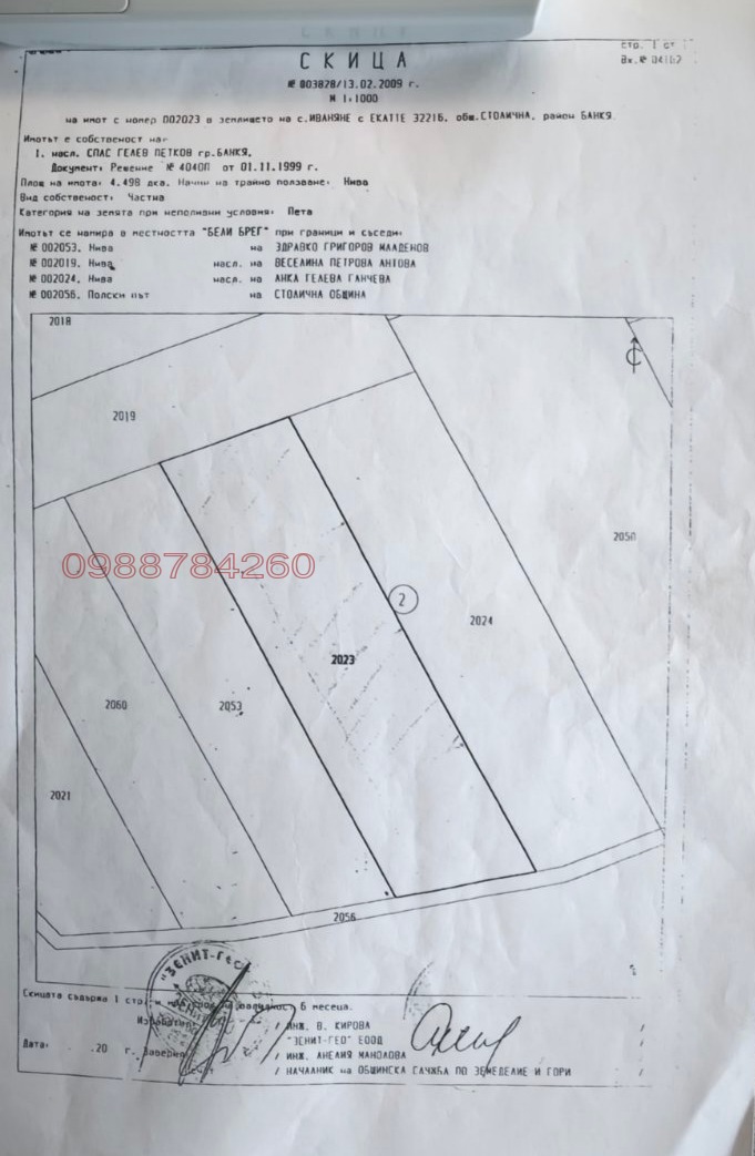 Продава ПАРЦЕЛ, гр. София, гр. Банкя