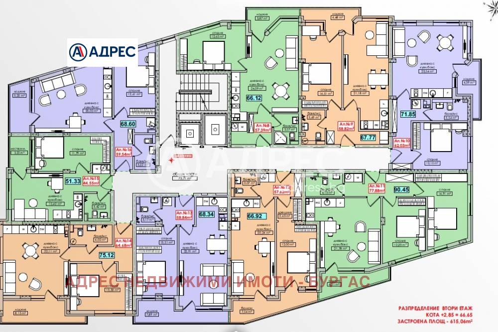 Продава 2-СТАЕН, гр. Бургас, област Бургас, снимка 6 - Апартаменти - 54029675