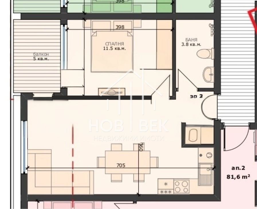 Продава 2-СТАЕН, гр. Варна, Колхозен пазар