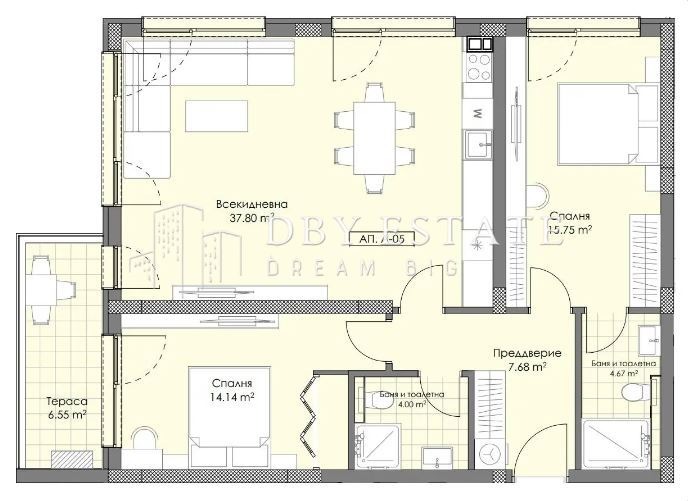 Na sprzedaż  2 sypialnie Plowdiw , Ostromila , 123 mkw | 53501291 - obraz [7]