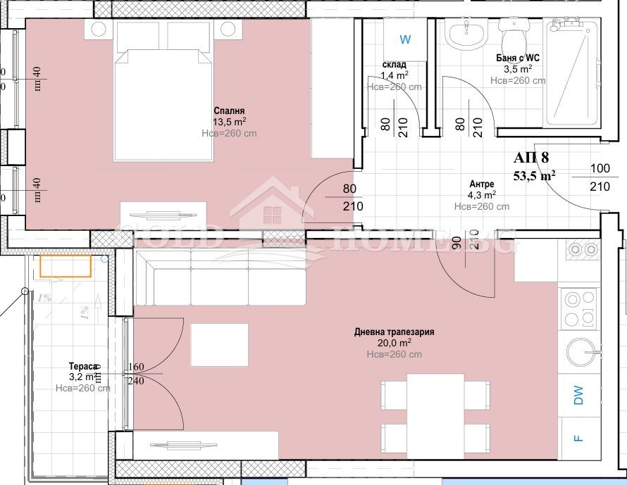 Продава 2-СТАЕН, гр. Пловдив, Христо Смирненски, снимка 8 - Апартаменти - 55884968